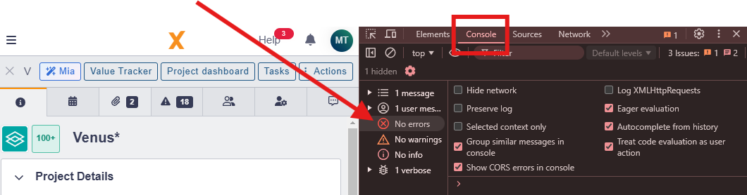Troubleshooting with Developer Tools in Chrome