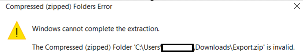 Exporting Your Data