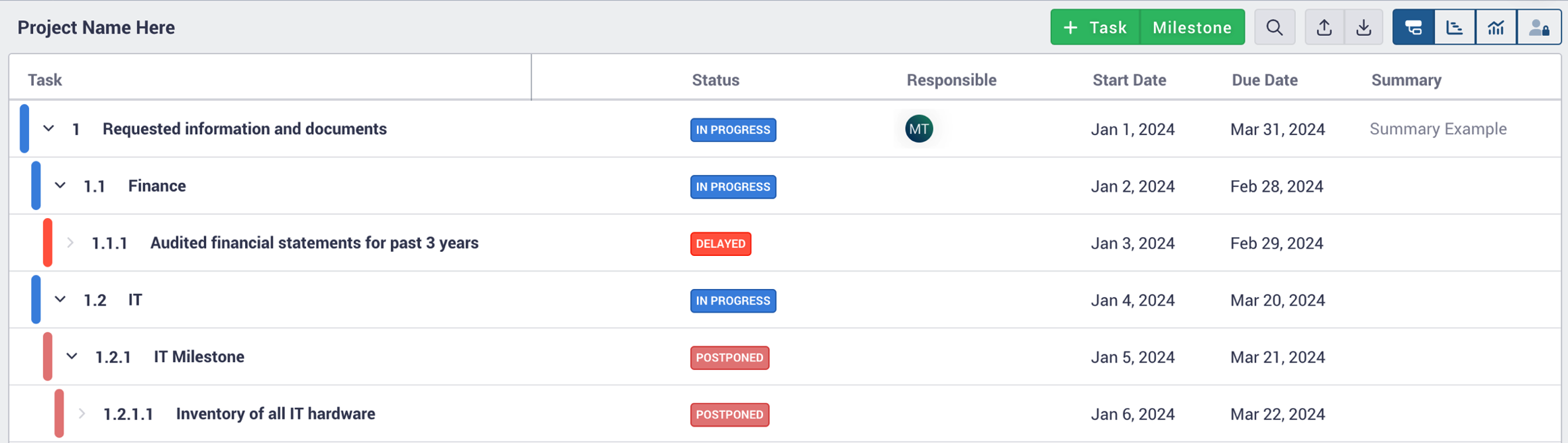 Configuring and Importing Task Lists