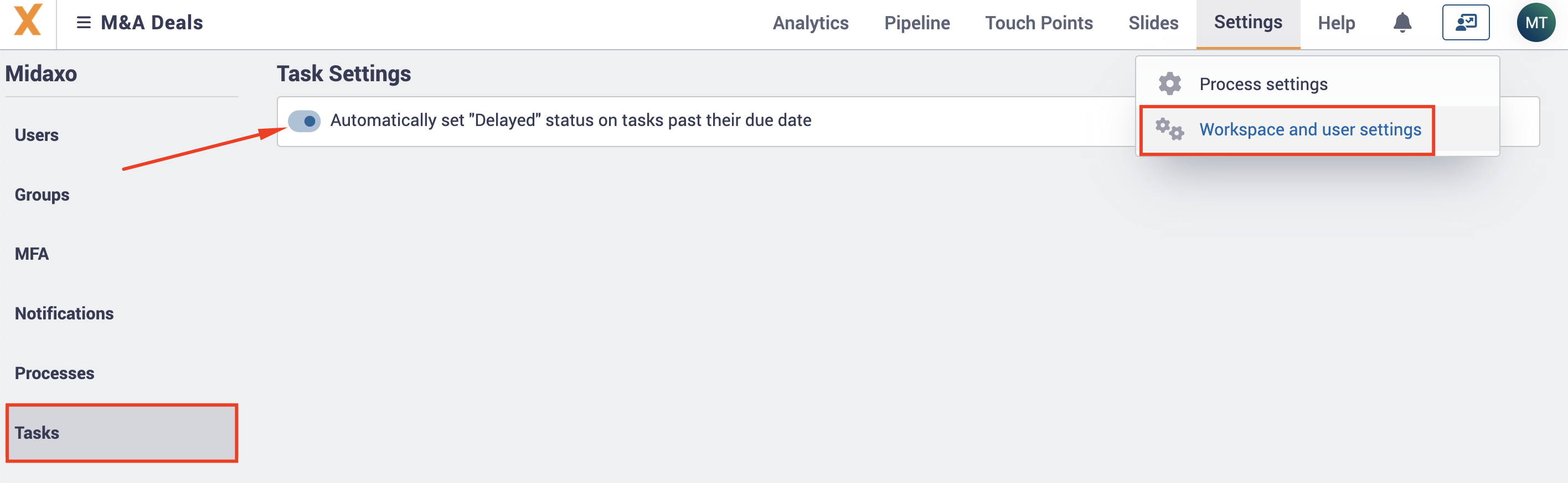 Delayed Task Status Automation