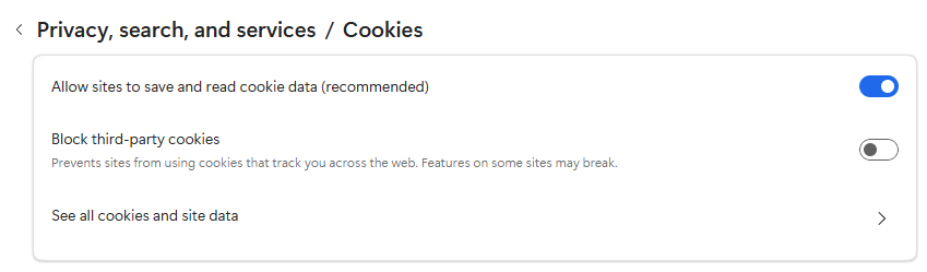 Analytics Not Working in Microsoft Edge?