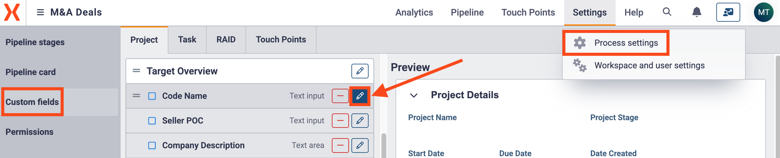 Required Fields