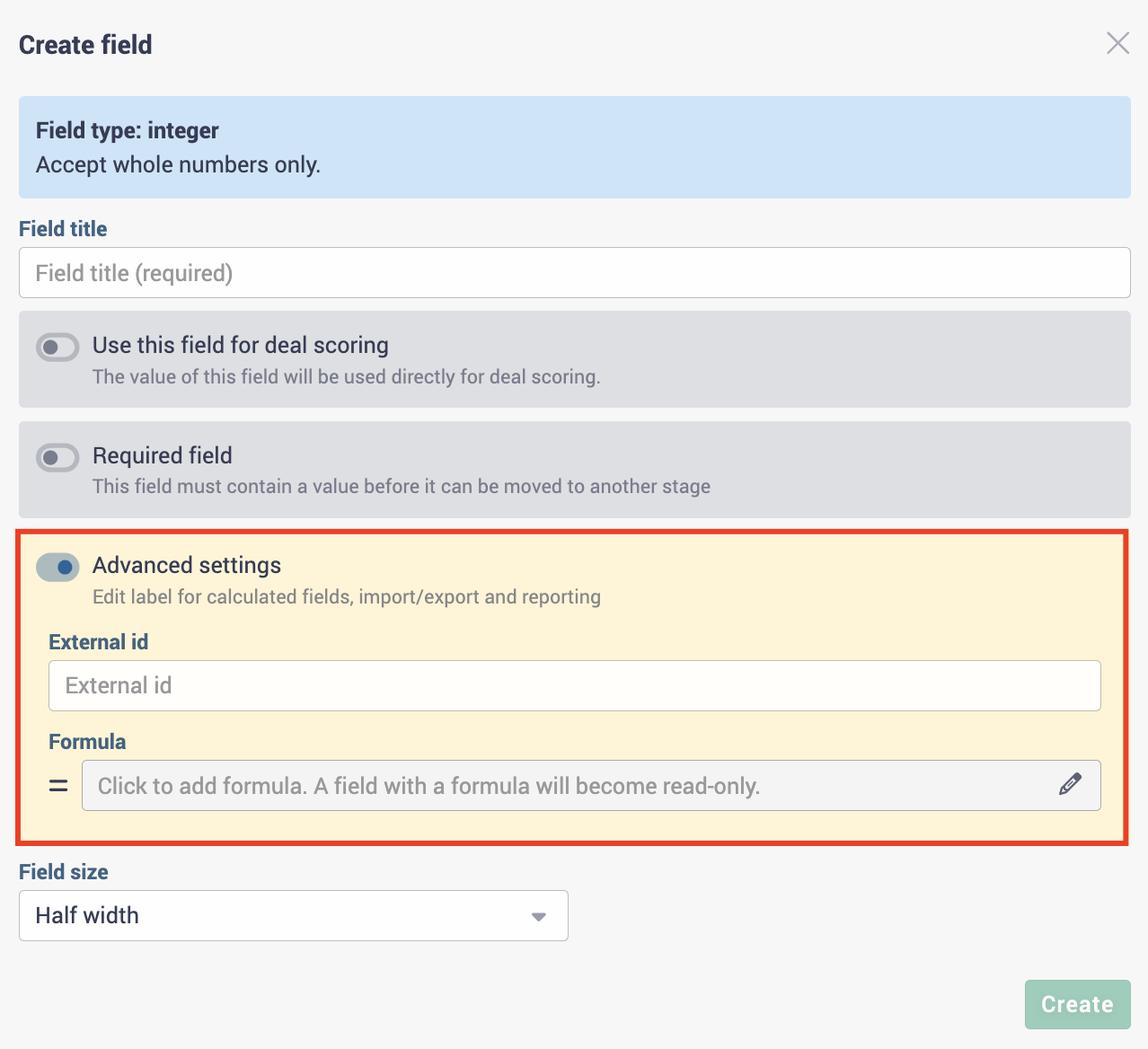 Creating Calculated Fields